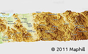 Physical Panoramic Map of Arivechi