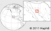 Blank Location Map of Bacum