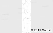 Blank Simple Map of Bacum, no labels