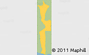 Savanna Style Simple Map of Bacum