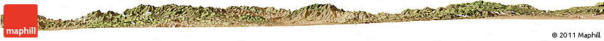 Satellite Horizon Map of Bavispe