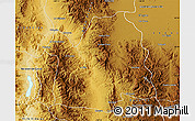 Physical Map of Bavispe