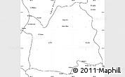 Blank Simple Map of Bavispe