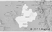 Gray 3D Map of Benjamin Hill