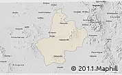 Shaded Relief 3D Map of Benjamin Hill, desaturated