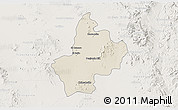 Shaded Relief 3D Map of Benjamin Hill, lighten