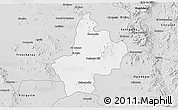 Silver Style 3D Map of Benjamin Hill