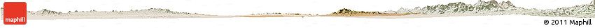 Satellite Horizon Map of Benjamin Hill, lighten
