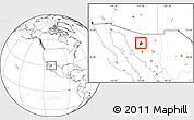 Blank Location Map of Benjamin Hill