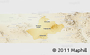 Physical Panoramic Map of Benjamin Hill, lighten