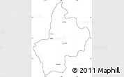 Blank Simple Map of Benjamin Hill, cropped outside