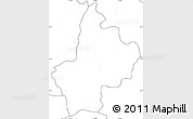 Blank Simple Map of Benjamin Hill, no labels