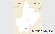 Classic Style Simple Map of Benjamin Hill