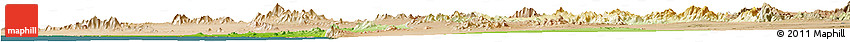 Physical Horizon Map of Caborca, satellite outside
