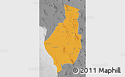 Political Map of Caborca, desaturated