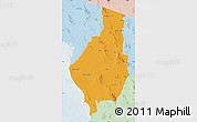 Political Map of Caborca, lighten