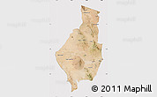 Satellite Map of Caborca, cropped outside
