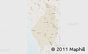 Shaded Relief Map of Caborca, lighten