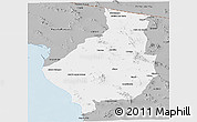 Gray Panoramic Map of Caborca