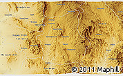 Physical 3D Map of Cucurpe