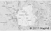Silver Style 3D Map of Cucurpe