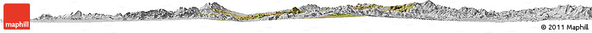 Satellite Horizon Map of Cucurpe, lighten, desaturated Satellite Horizon Map of Cucurpe, lighten, desaturated