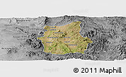 Satellite Panoramic Map of Cucurpe, desaturated