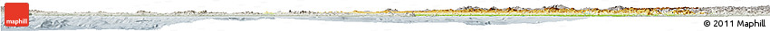 Physical Horizon Map of Sonora, lighten, semi-desaturated