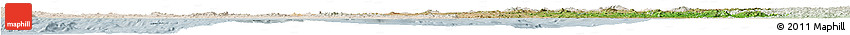 Satellite Horizon Map of Sonora, lighten