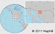 Gray Location Map of Imuris
