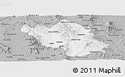 Gray Panoramic Map of Imuris