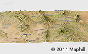 Satellite Panoramic Map of Imuris