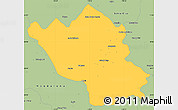 Savanna Style Simple Map of Imuris
