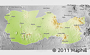 Physical 3D Map of La Colorada, desaturated