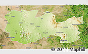 Physical 3D Map of La Colorada, satellite outside