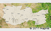 Shaded Relief 3D Map of La Colorada, satellite outside