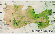 Satellite Map of La Colorada, lighten