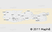 Classic Style Panoramic Map of La Colorada, single color outside