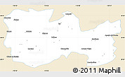 Classic Style Simple Map of La Colorada, single color outside