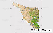 Satellite Map of Sonora, cropped outside