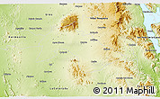 Physical 3D Map of Mazatan