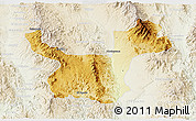 Physical 3D Map of Moctezuma, lighten