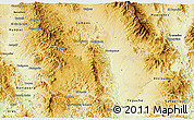 Physical 3D Map of Moctezuma