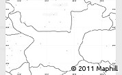 Blank Simple Map of Moctezuma, no labels