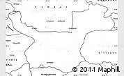 Blank Simple Map of Moctezuma