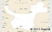 Classic Style Simple Map of Moctezuma