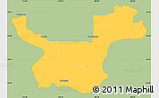 Savanna Style Simple Map of Moctezuma, single color outside