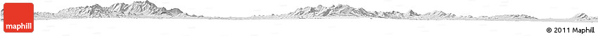 Silver Style Horizon Map of Naco