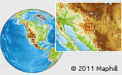 Physical Location Map of Naco
