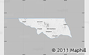Gray Map of Naco, single color outside